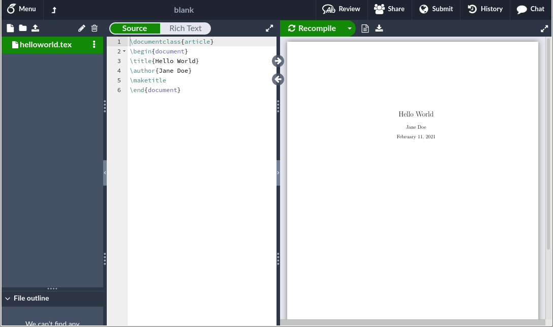 Overleaf Screenshot